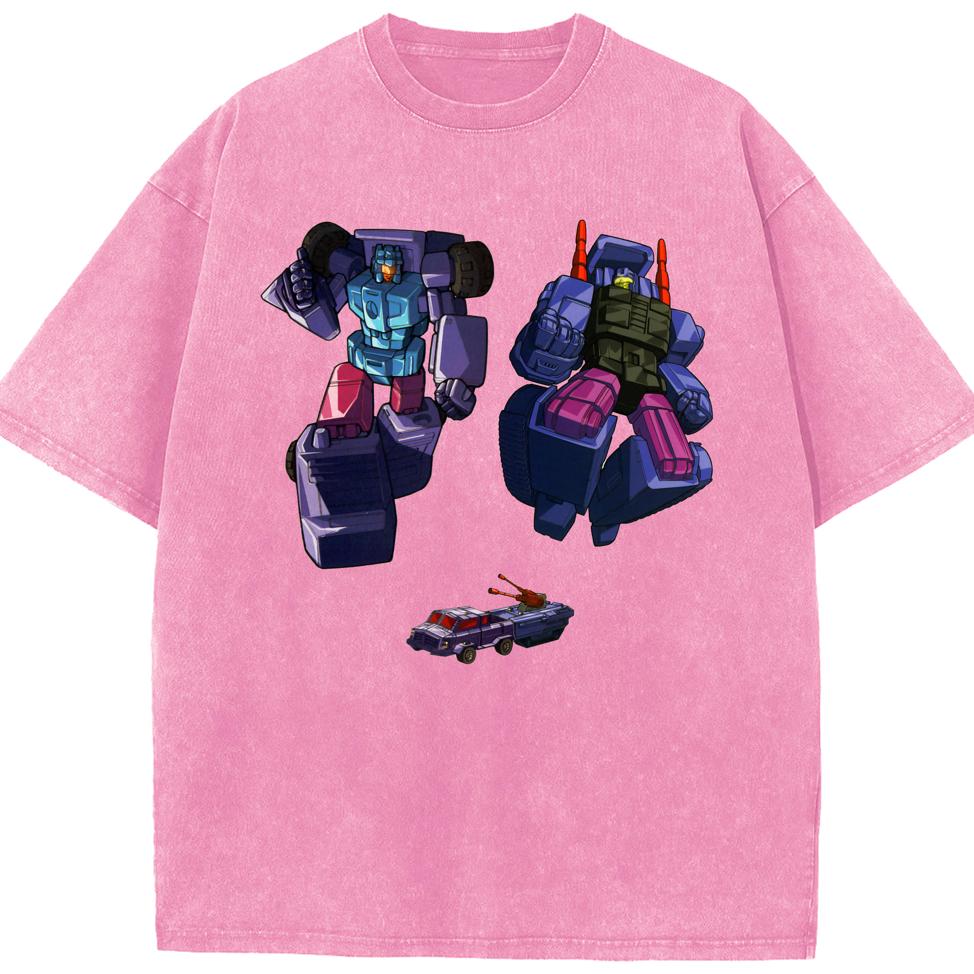 （画像用）  綿100% ヴィンテージ風 半袖Tシャツ（フロントプリント）